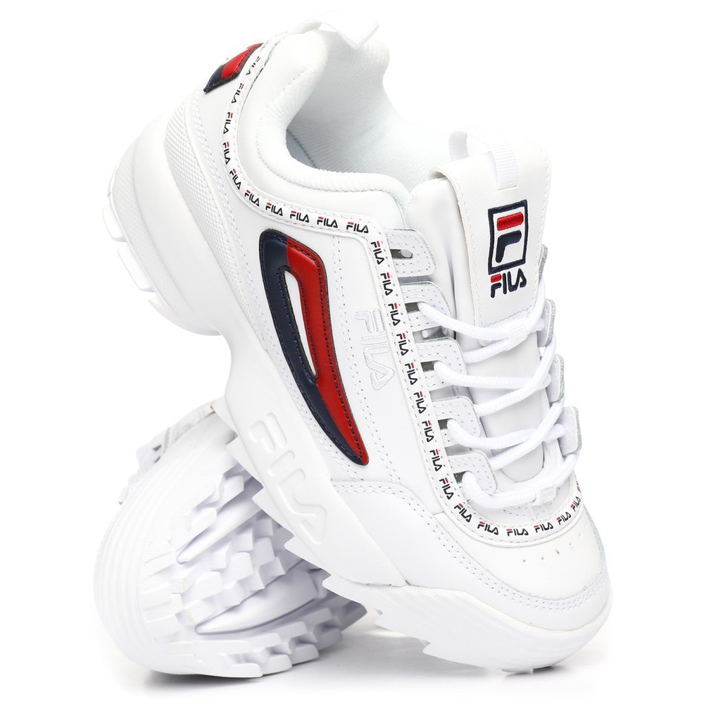 BNIB UO White Fila Disruptor II Platform Sneakers